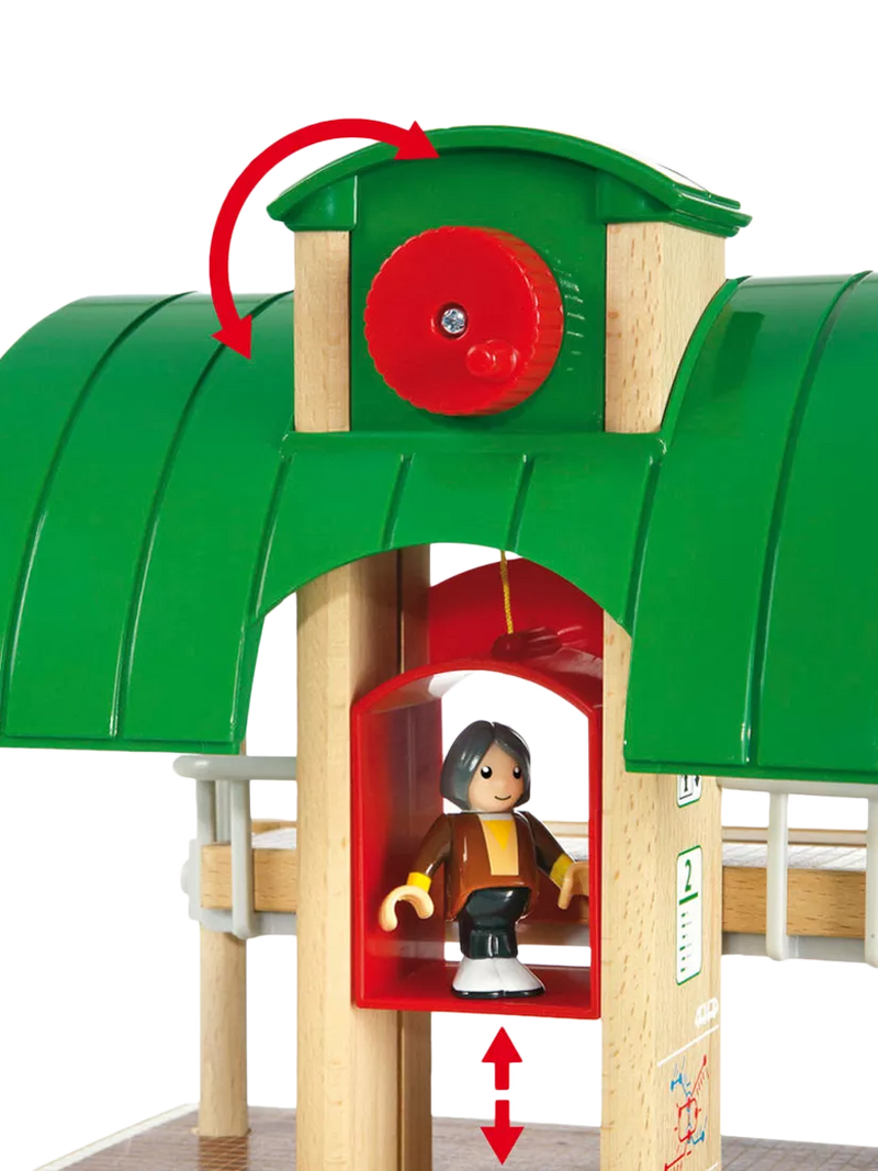 BRIO Travel Switching Train Set, wooden toy imported from the UK