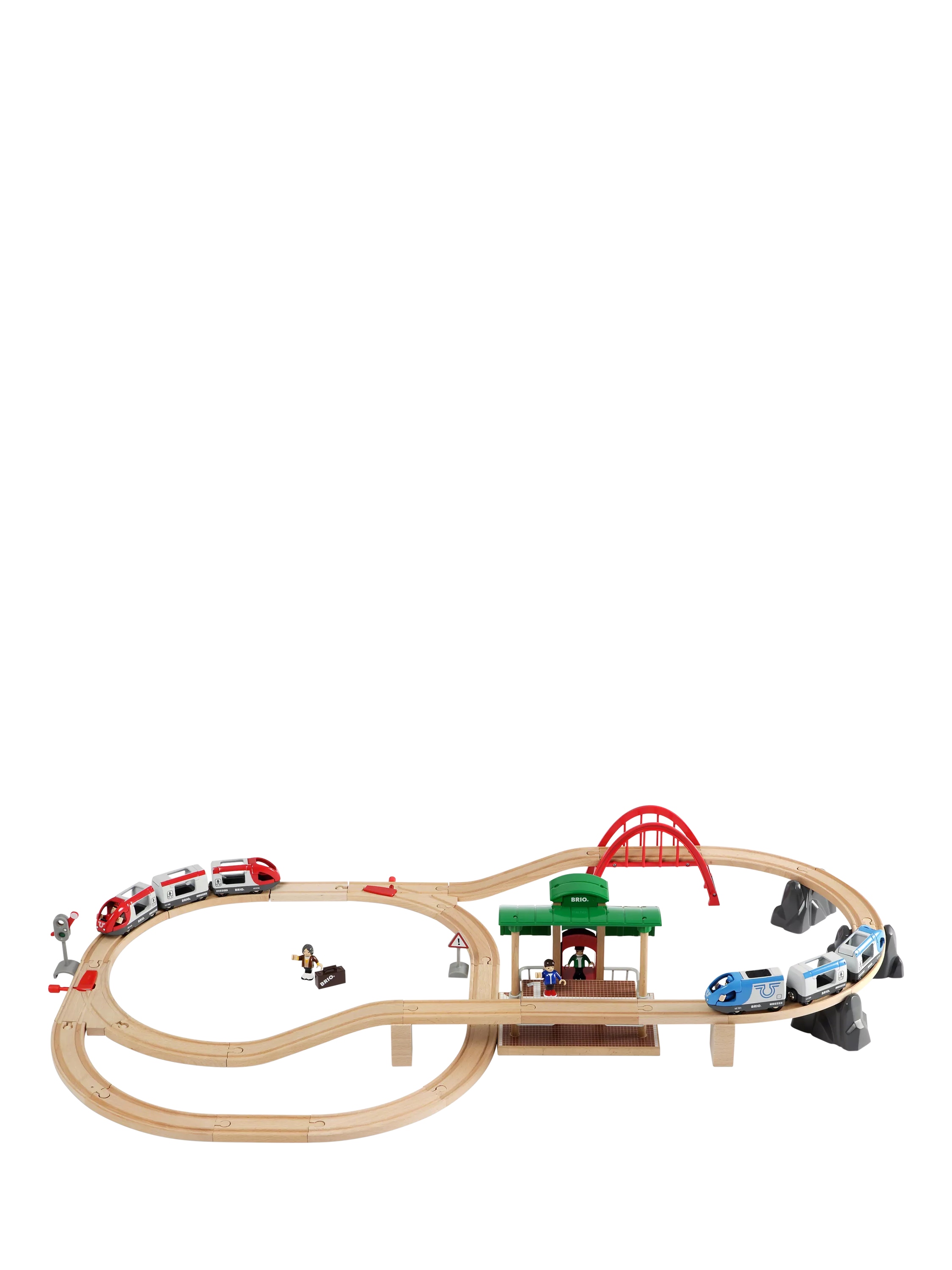 BRIO Travel Switching Train Set, wooden toy imported from the UK