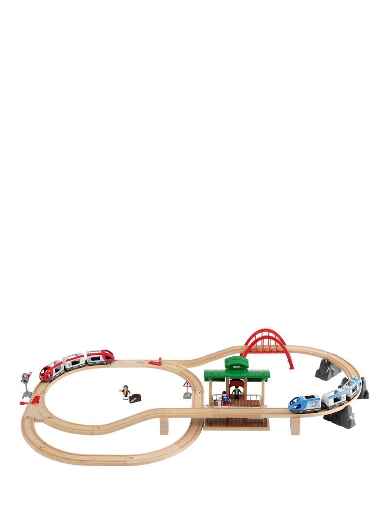 BRIO Travel Switching Train Set, wooden toy imported from the UK