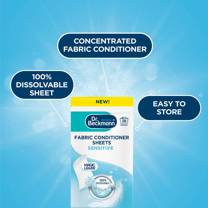 Dr. Beckmann fabric conditioner sheets 14 pack - British product