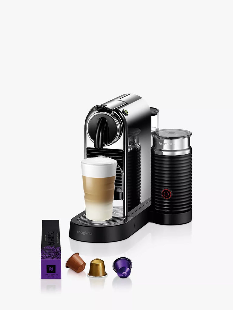 Nespresso CitiZ Coffee Machine with Aeroccino Milk Frother by Magimix