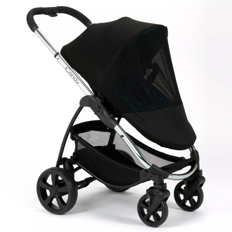 iCandy pushchair sunshade hood in black, UK version