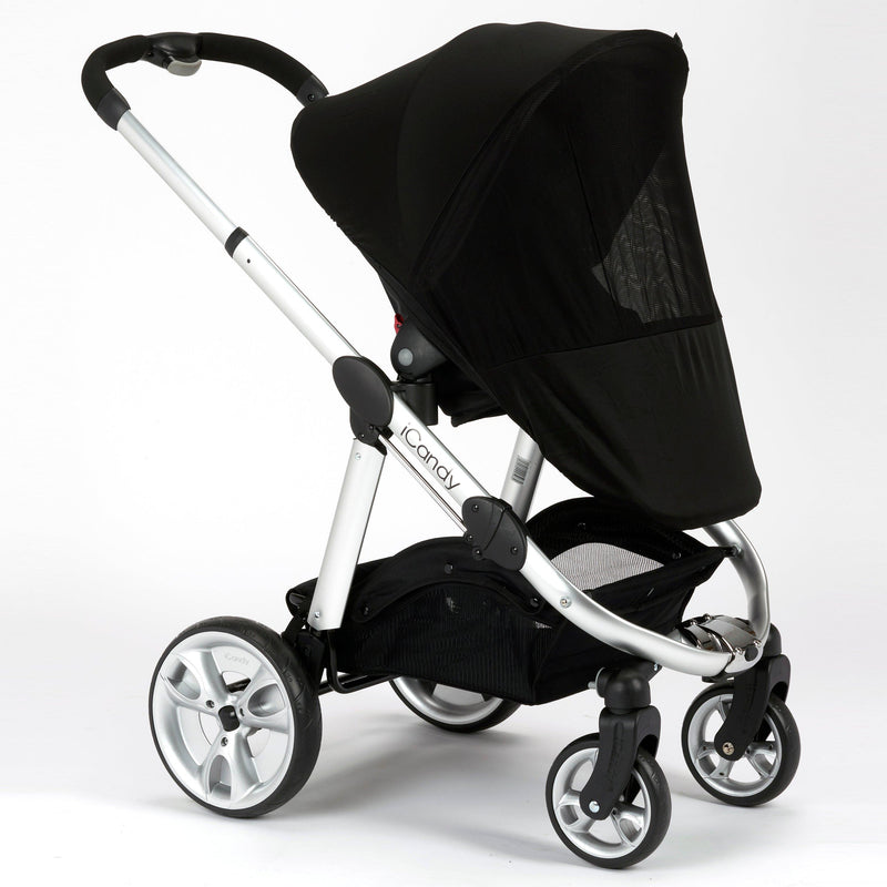 iCandy pushchair sunshade hood in black, UK version