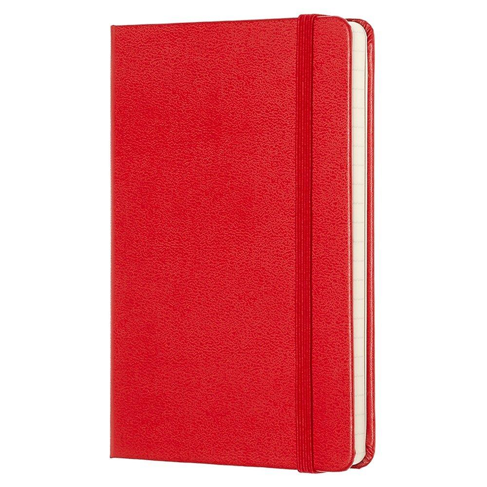 Moleskine pocket sized ruled notebook hard cover (British brand)