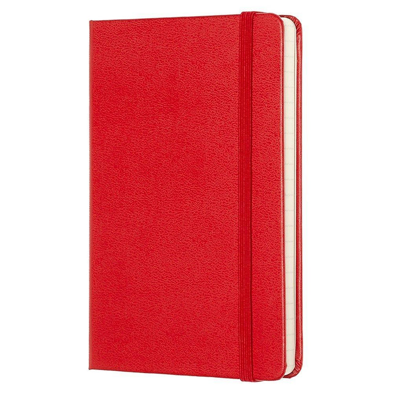 Moleskine pocket sized ruled notebook hard cover (British brand)