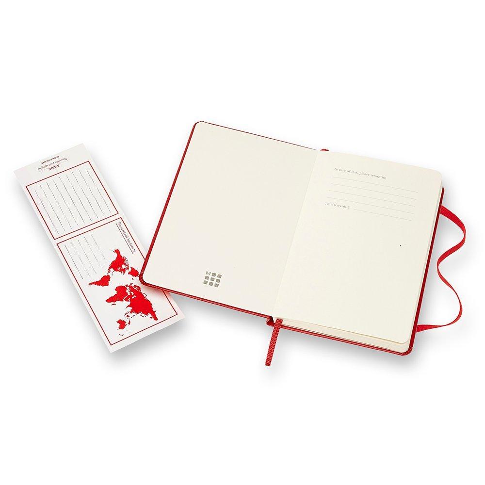 Moleskine pocket sized ruled notebook hard cover (British brand)