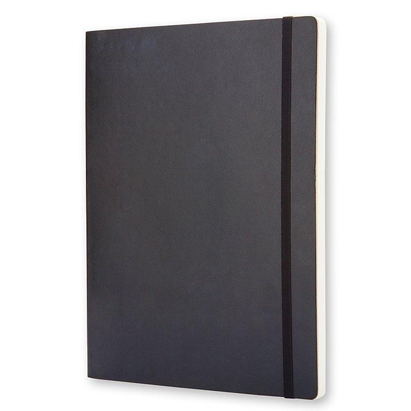 Moleskine soft cover plain notebook extra large, UK version
