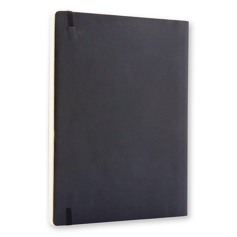 Moleskine soft cover plain notebook extra large, UK version