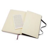 Moleskine large hard cover squared notebook black, UK version