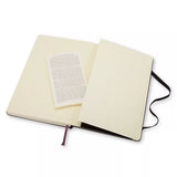 Moleskine large hard cover squared notebook black, UK version