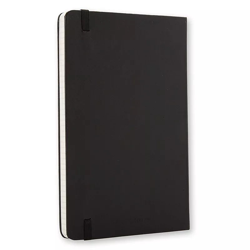 Moleskine large hard cover squared notebook black, UK version