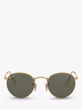 Ray-Ban RB3447 polarised round sunglasses 50mm gold frame (British brand)