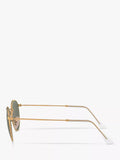 Ray-Ban RB3447 polarised round sunglasses 50mm gold frame (British brand)
