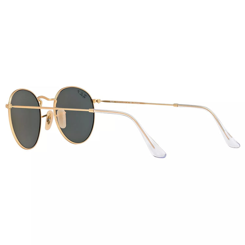 Ray-Ban RB3447 polarised round sunglasses 50mm gold frame (British brand)