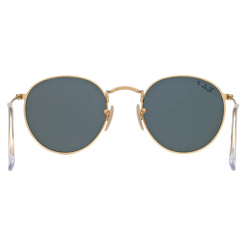 Ray-Ban RB3447 polarised round sunglasses 50mm gold frame (British brand)