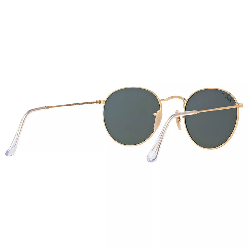 Ray-Ban RB3447 polarised round sunglasses 50mm gold frame (British brand)