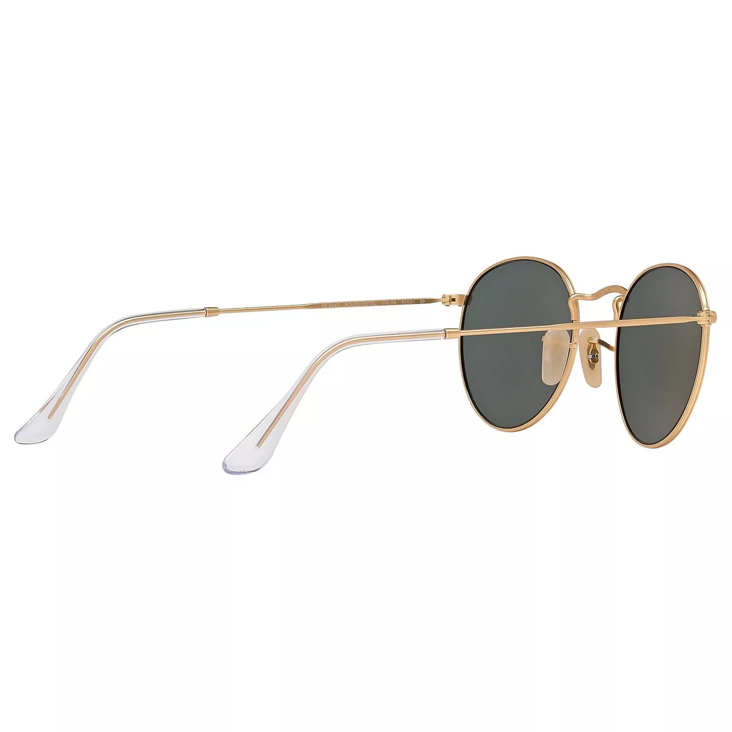 Ray-Ban RB3447 polarised round sunglasses 50mm gold frame (British brand)