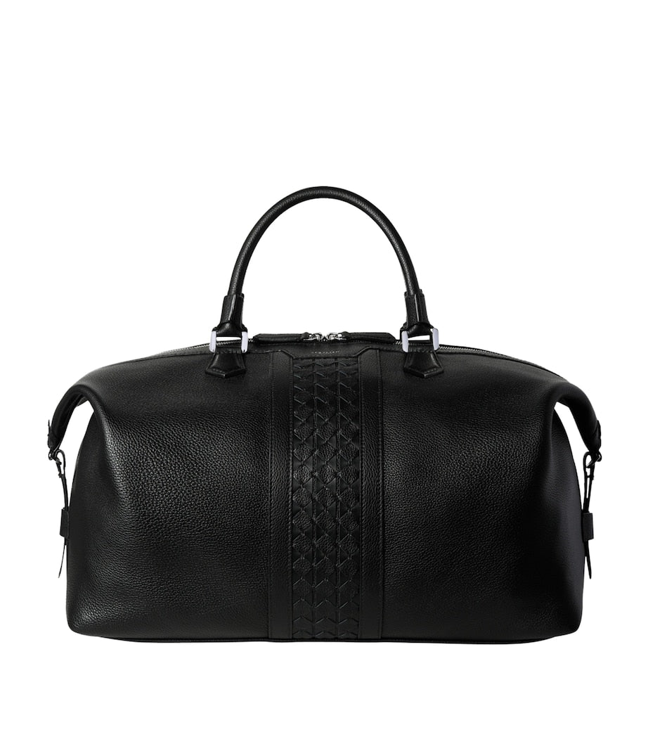 Serapian Cachimere Leather Holdall travel bag - British product