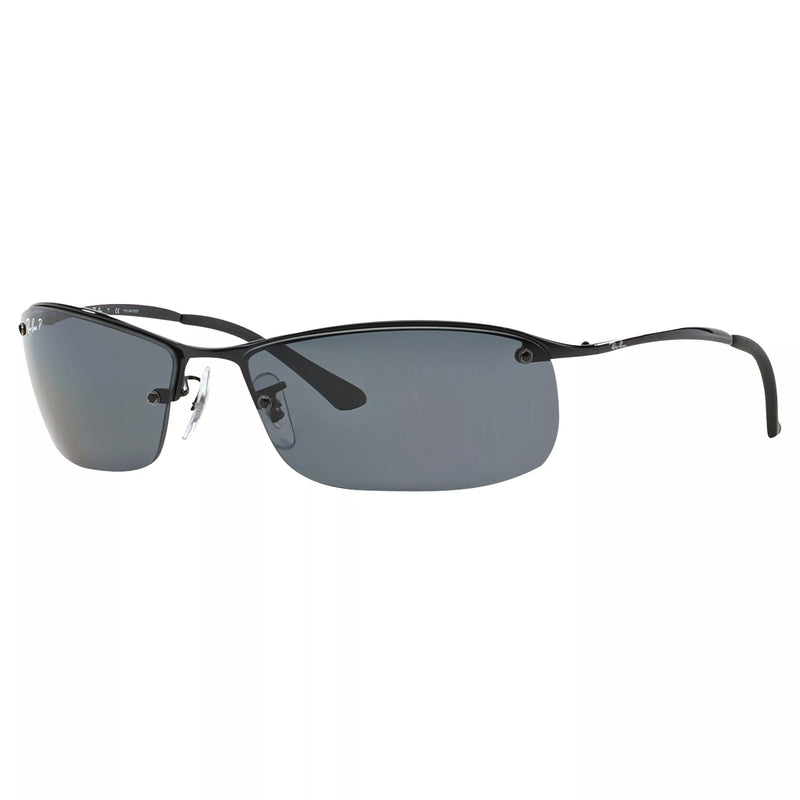 Ray-Ban RB3183 Polarised Rectangular Sunglasses 63mm
