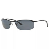 Ray-Ban RB3183 Polarised Rectangular Sunglasses 63mm