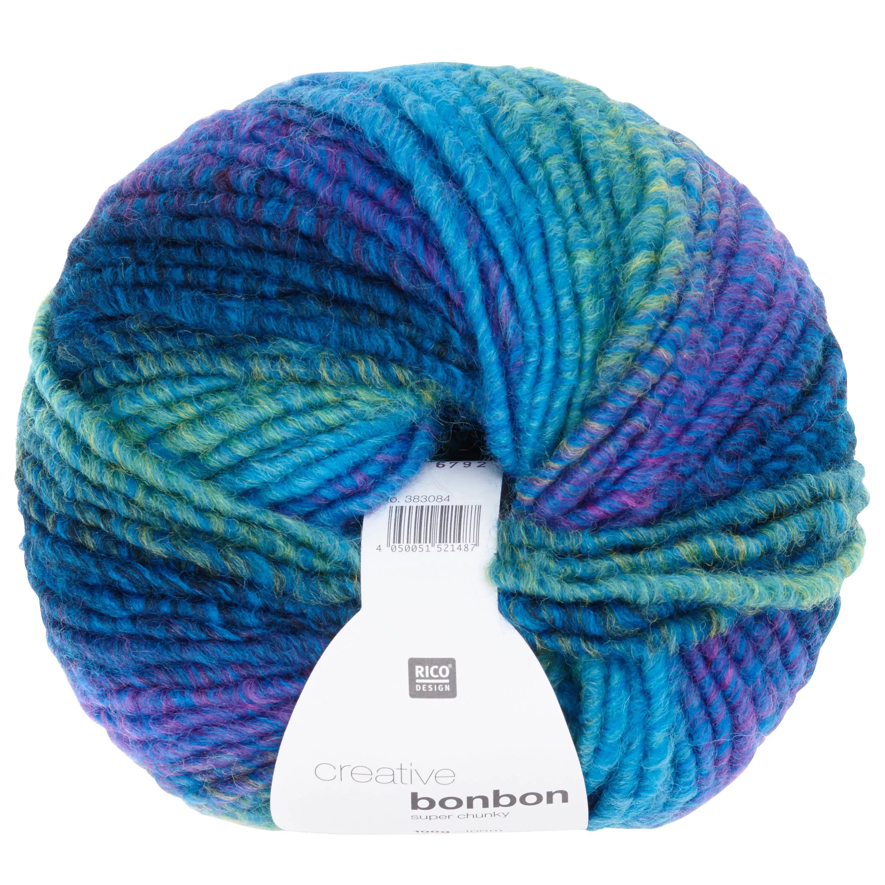 Rico Design Creative Bonbon Super Chunky Yarn, 100g, Turquoise