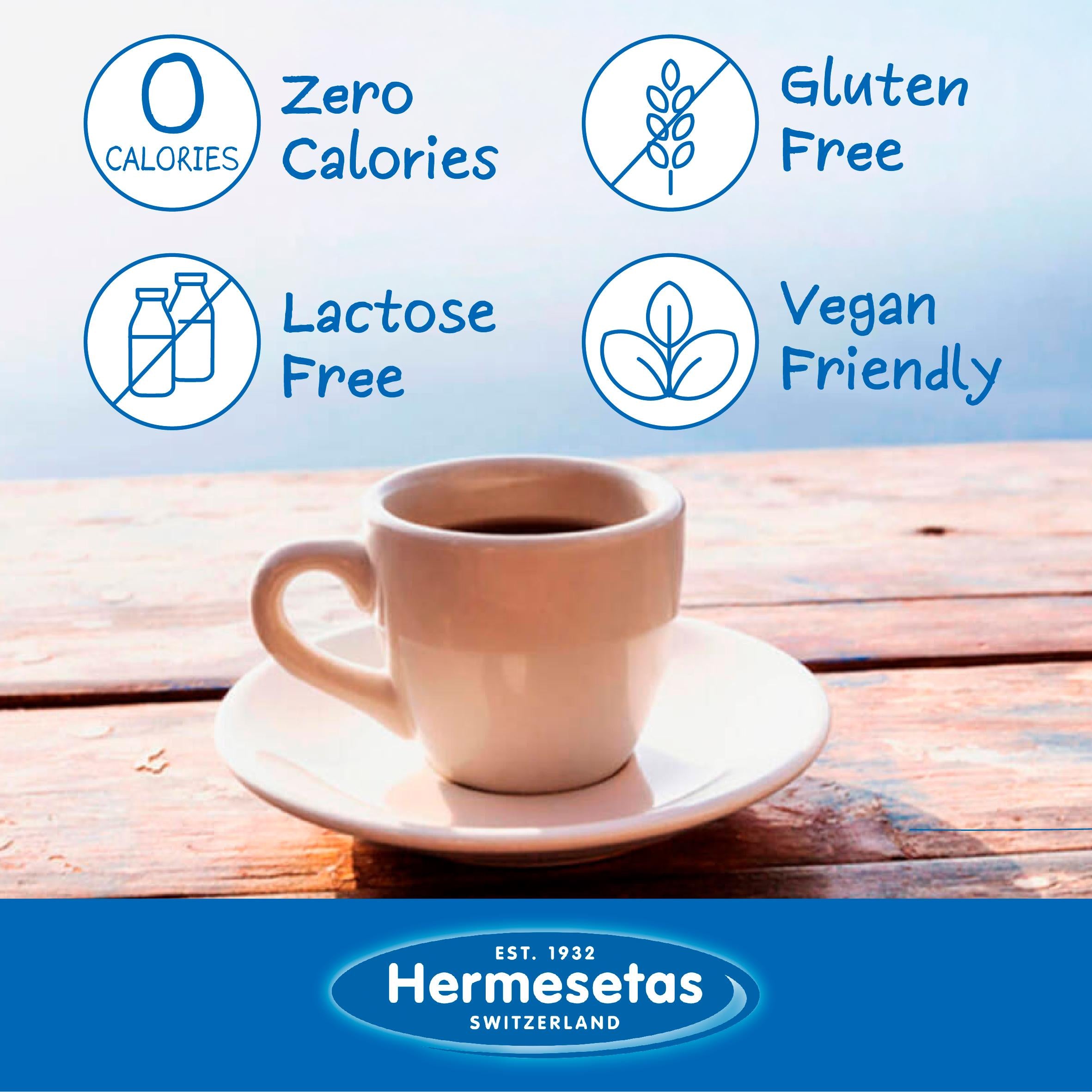 Hermesetas mini sweetener tablets 1200 count, UK version