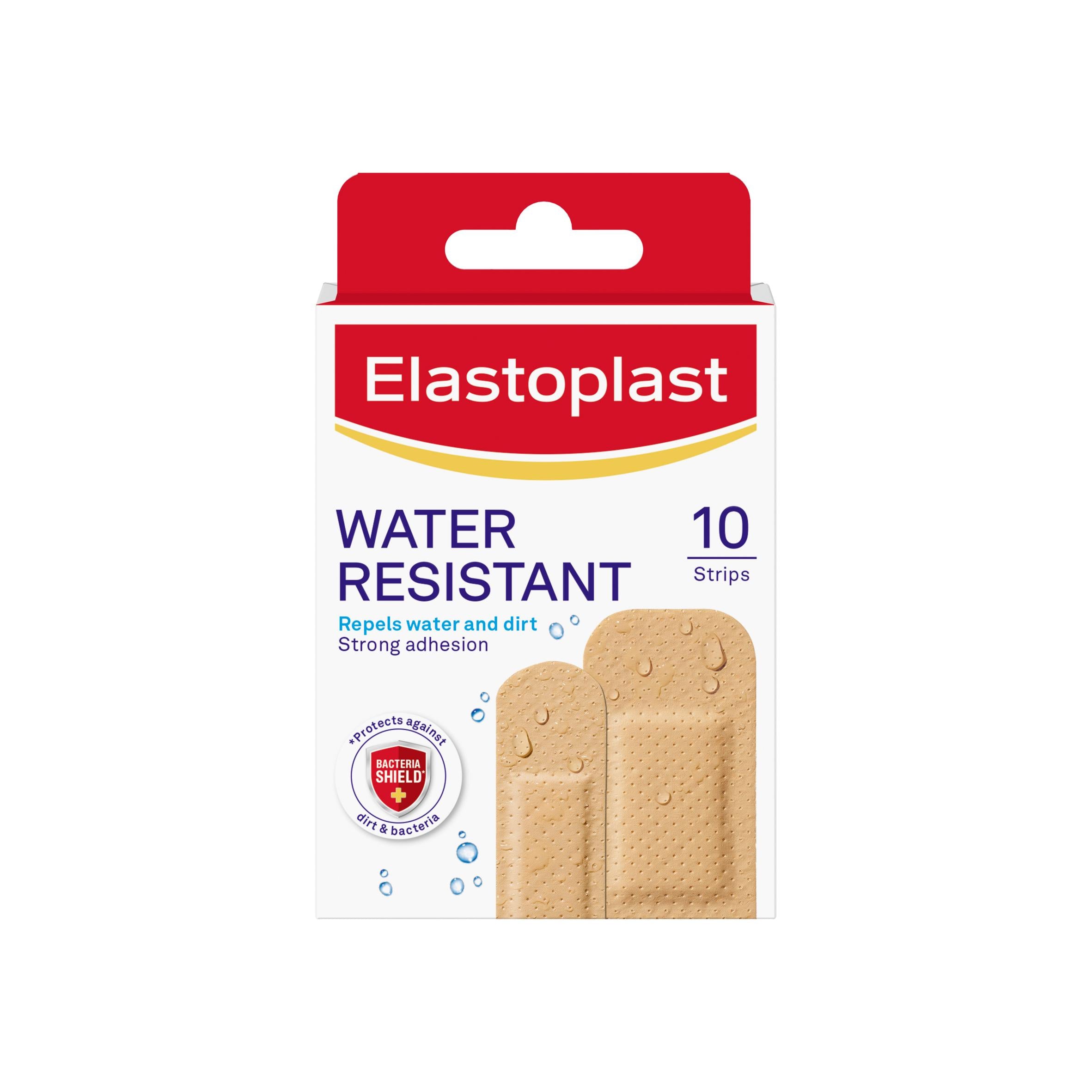 Elastoplast water resistant plasters box of 10 - British product