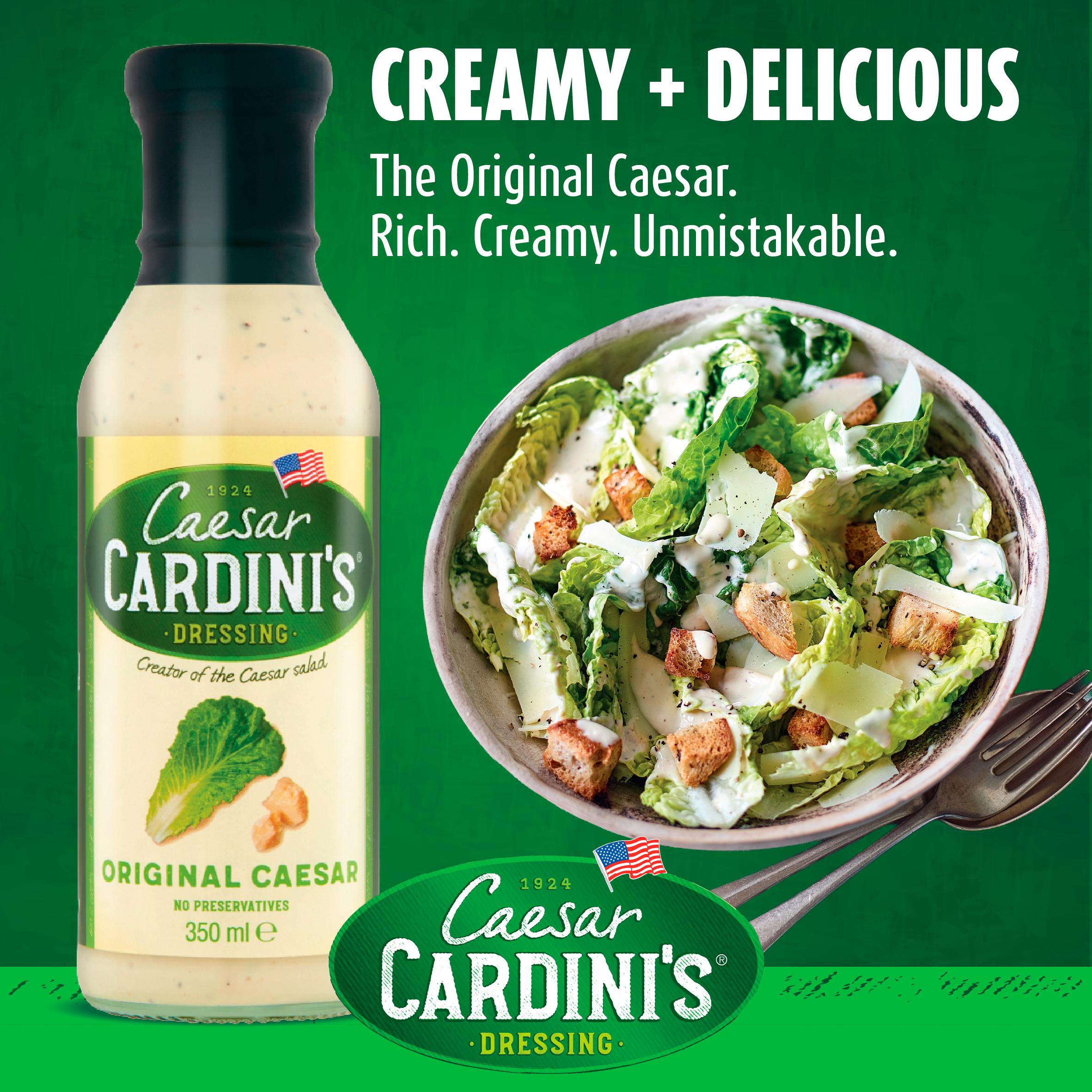 Cardini's Caesar salad dressing 350ml, UK version