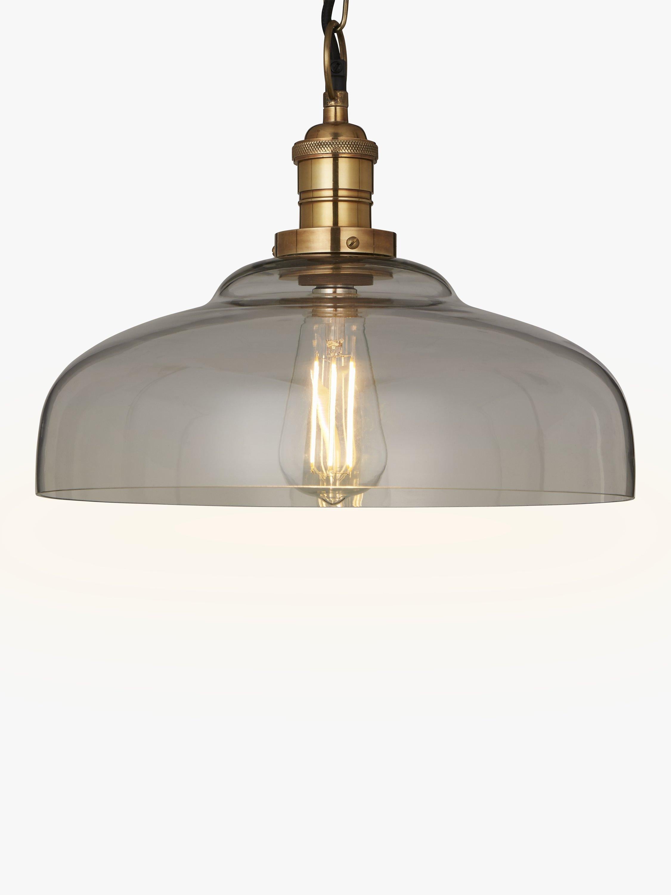 John Lewis clear glass pendant ceiling light - British product