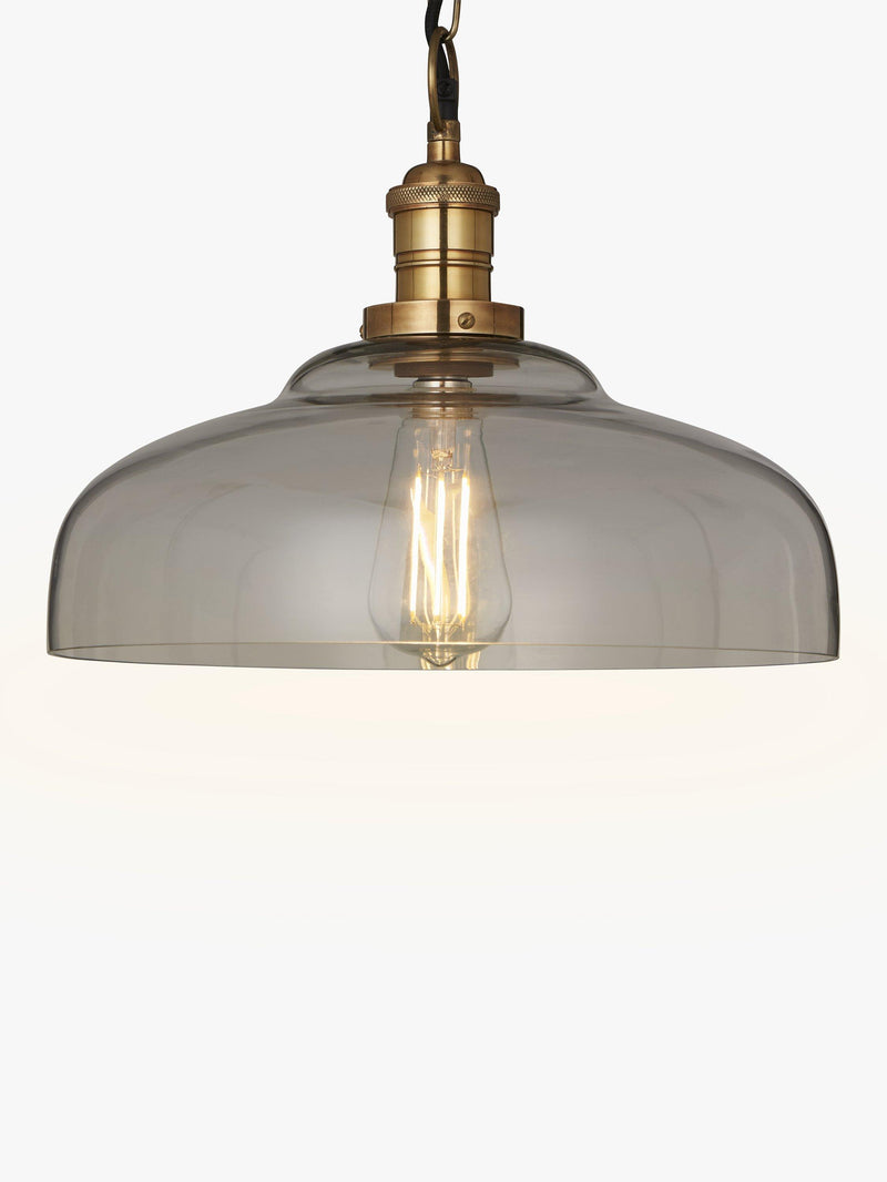 John Lewis clear glass pendant ceiling light - British product