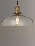 John Lewis clear glass pendant ceiling light - British product