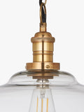 John Lewis clear glass pendant ceiling light - British product