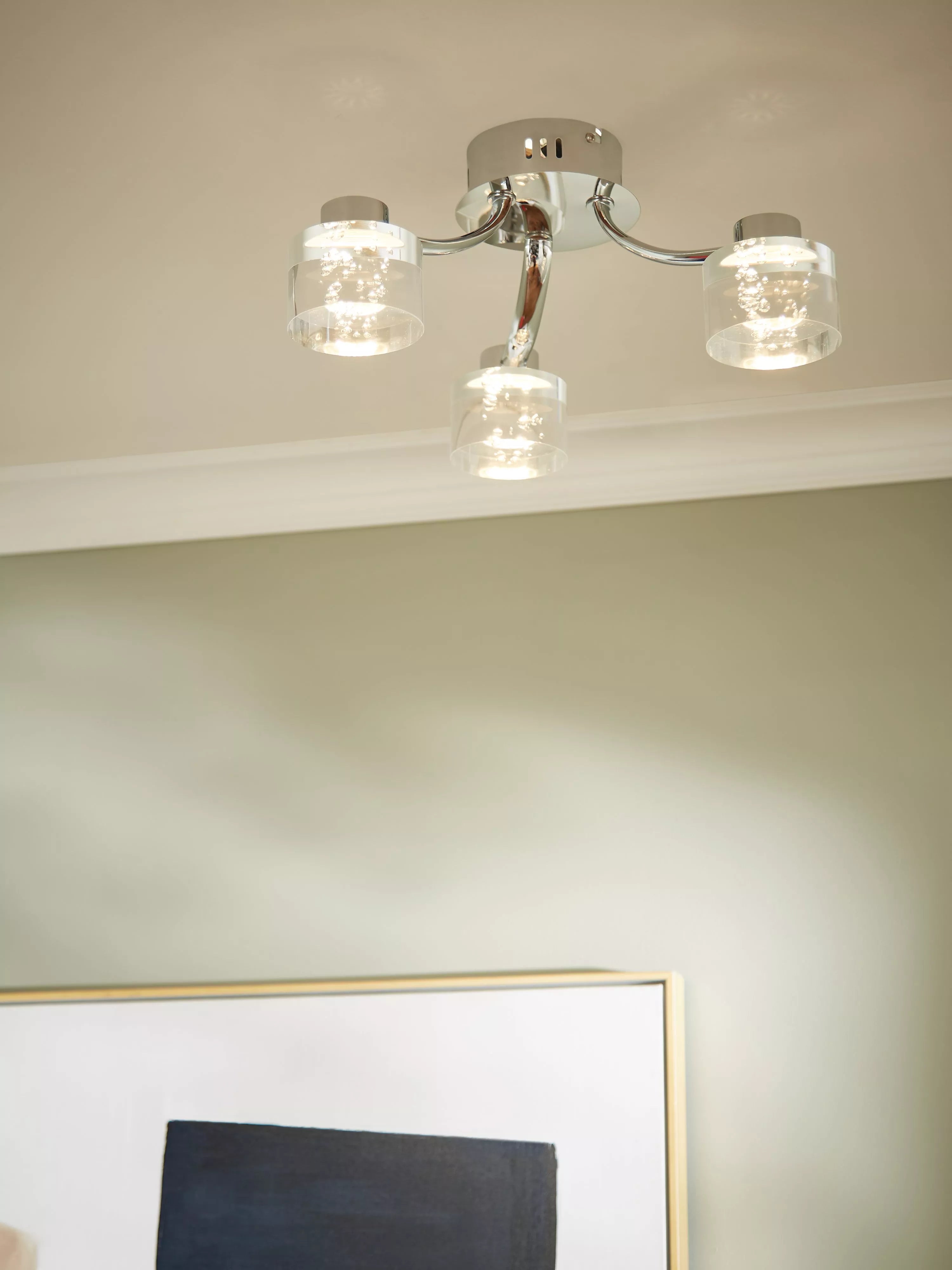John Lewis Lawrence LED bubble flush ceiling light - British product