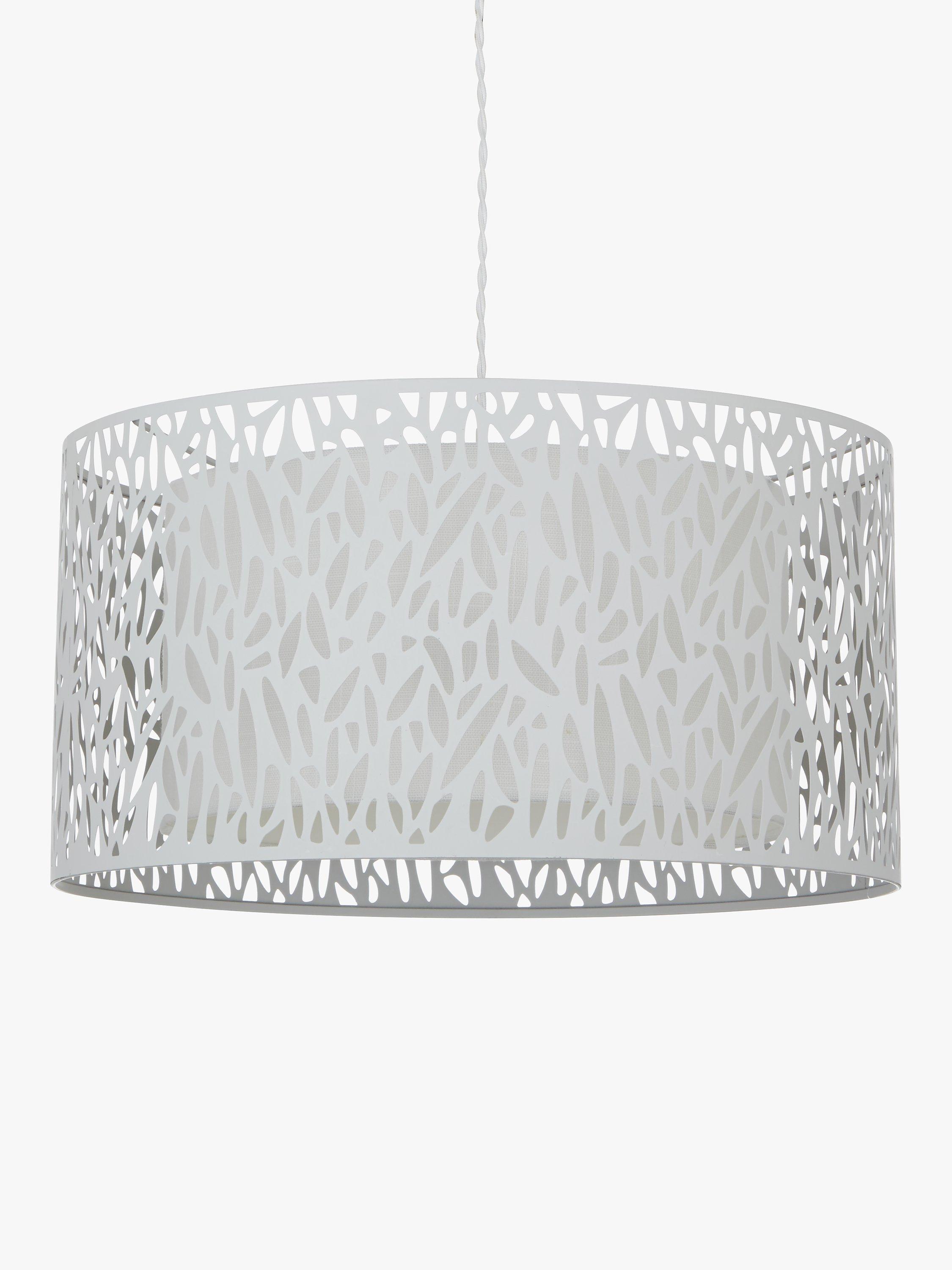 John Lewis Meadow Fretwork ceiling light grey/white - British product