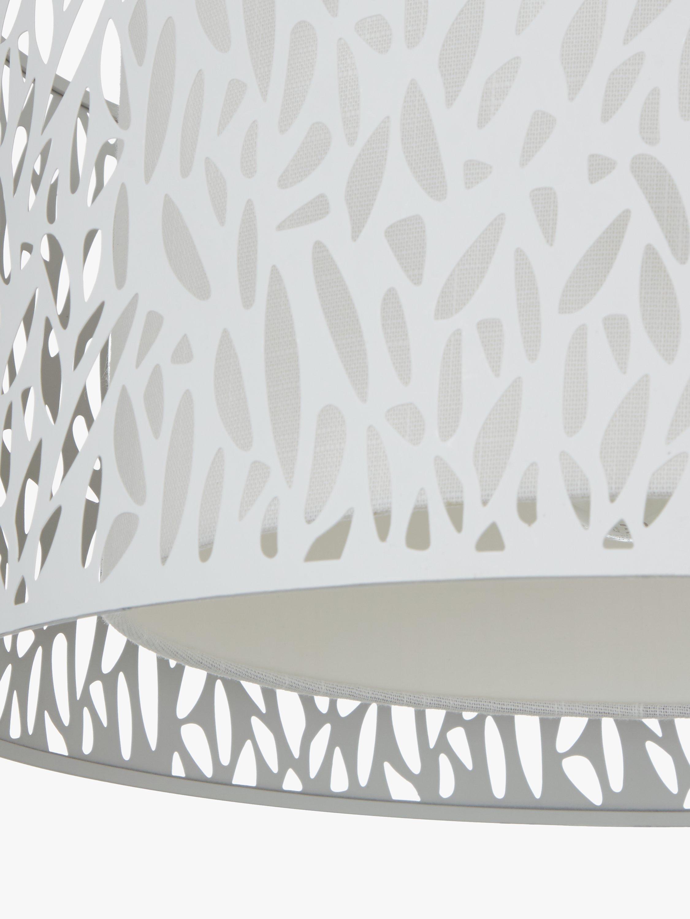 John Lewis Meadow Fretwork ceiling light grey/white - British product