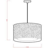 John Lewis Meadow Fretwork ceiling light grey/white - British product
