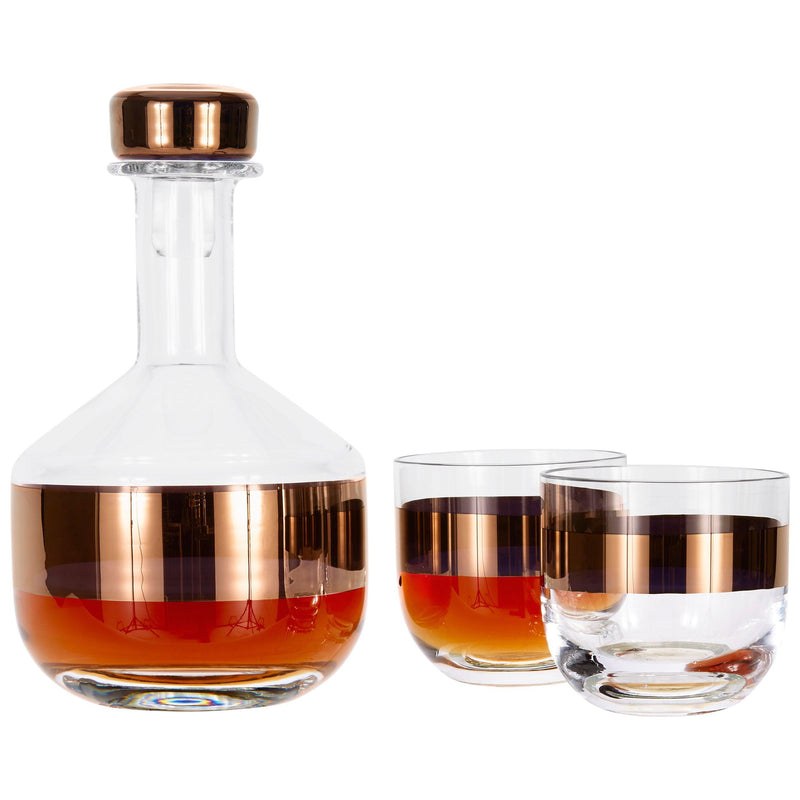 Tom Dixon Tank whiskey decanter 1L, imported from the UK