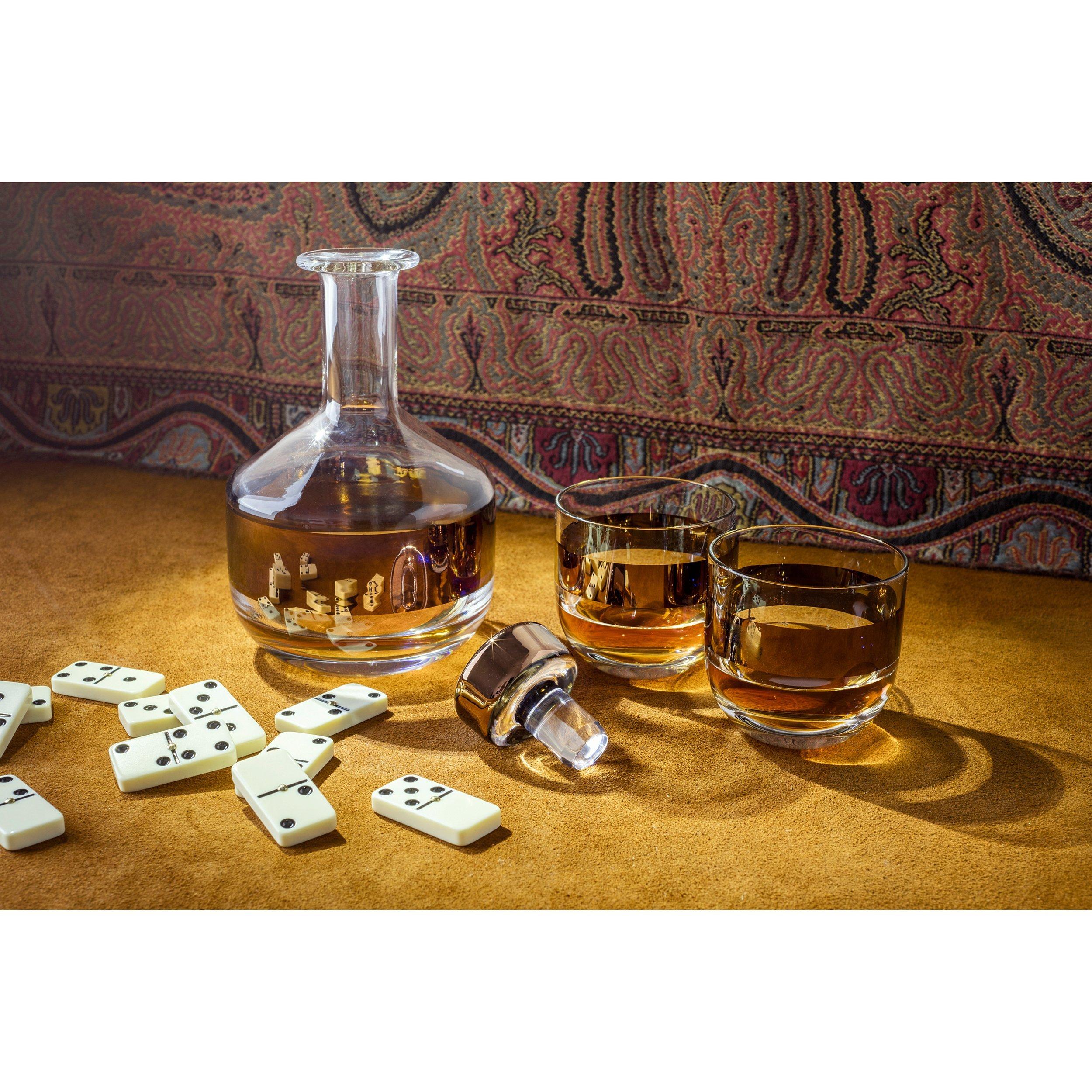 Tom Dixon Tank whiskey decanter 1L, imported from the UK