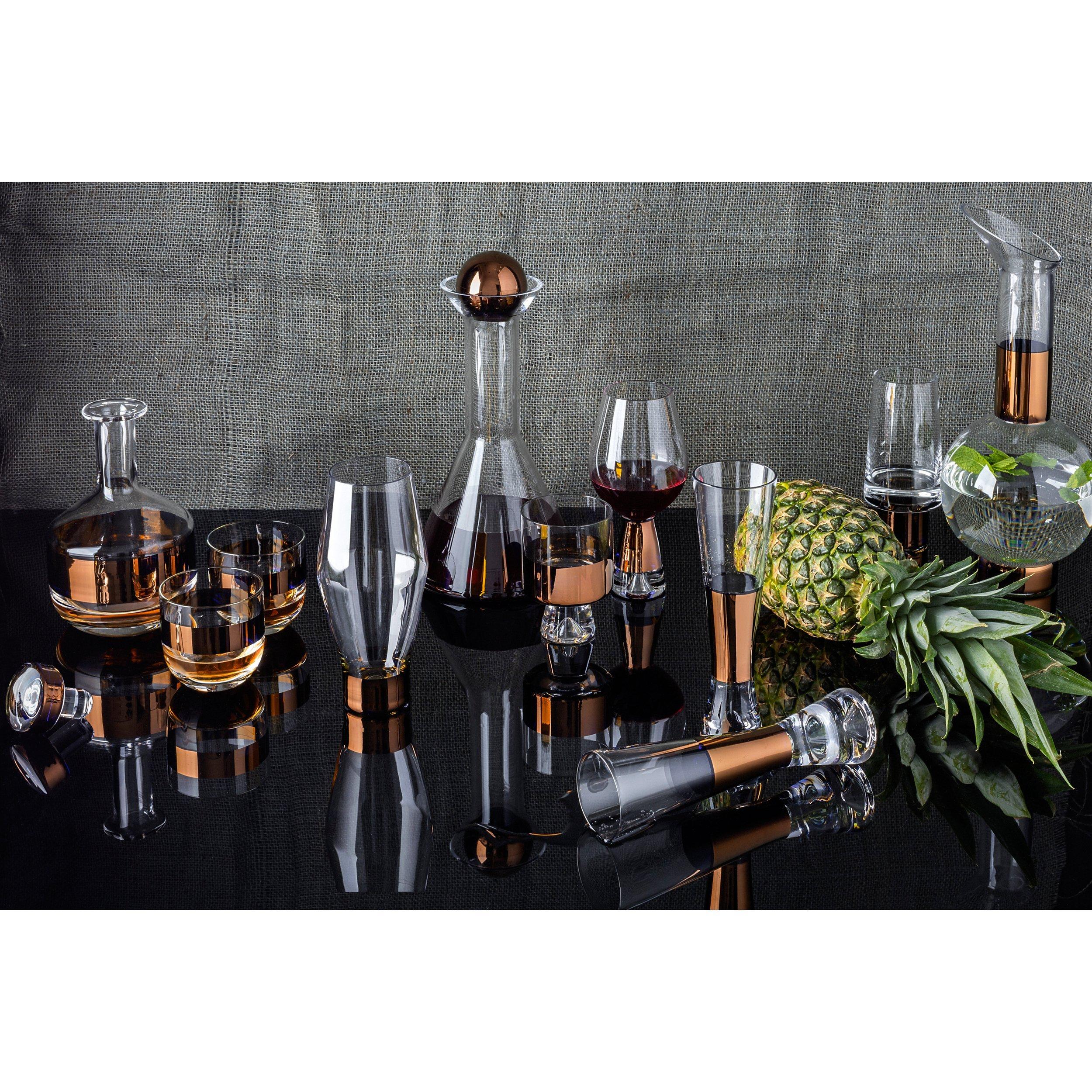Tom Dixon Tank whiskey decanter 1L, imported from the UK