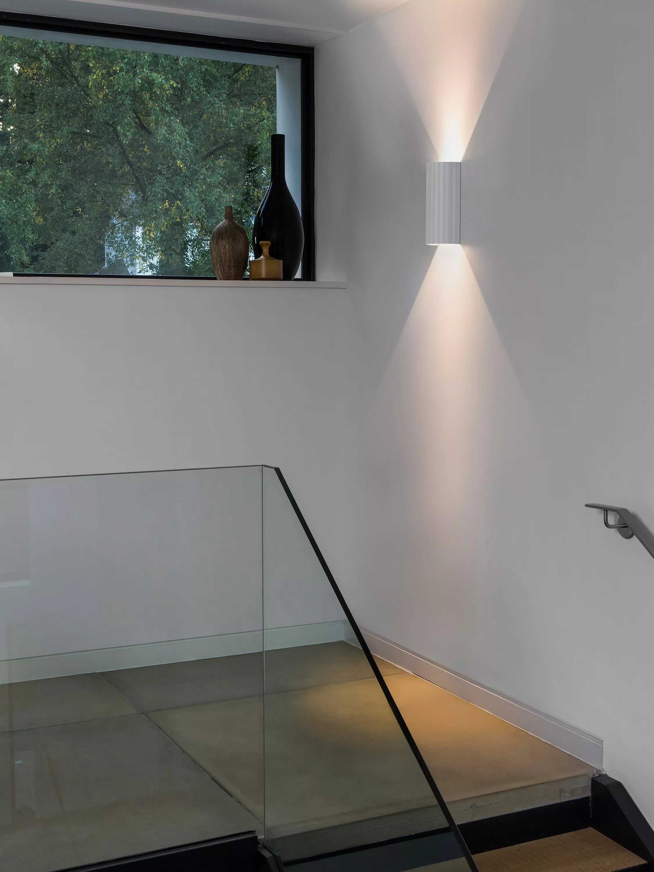 Astro Kymi wall light white plaster, imported from the UK