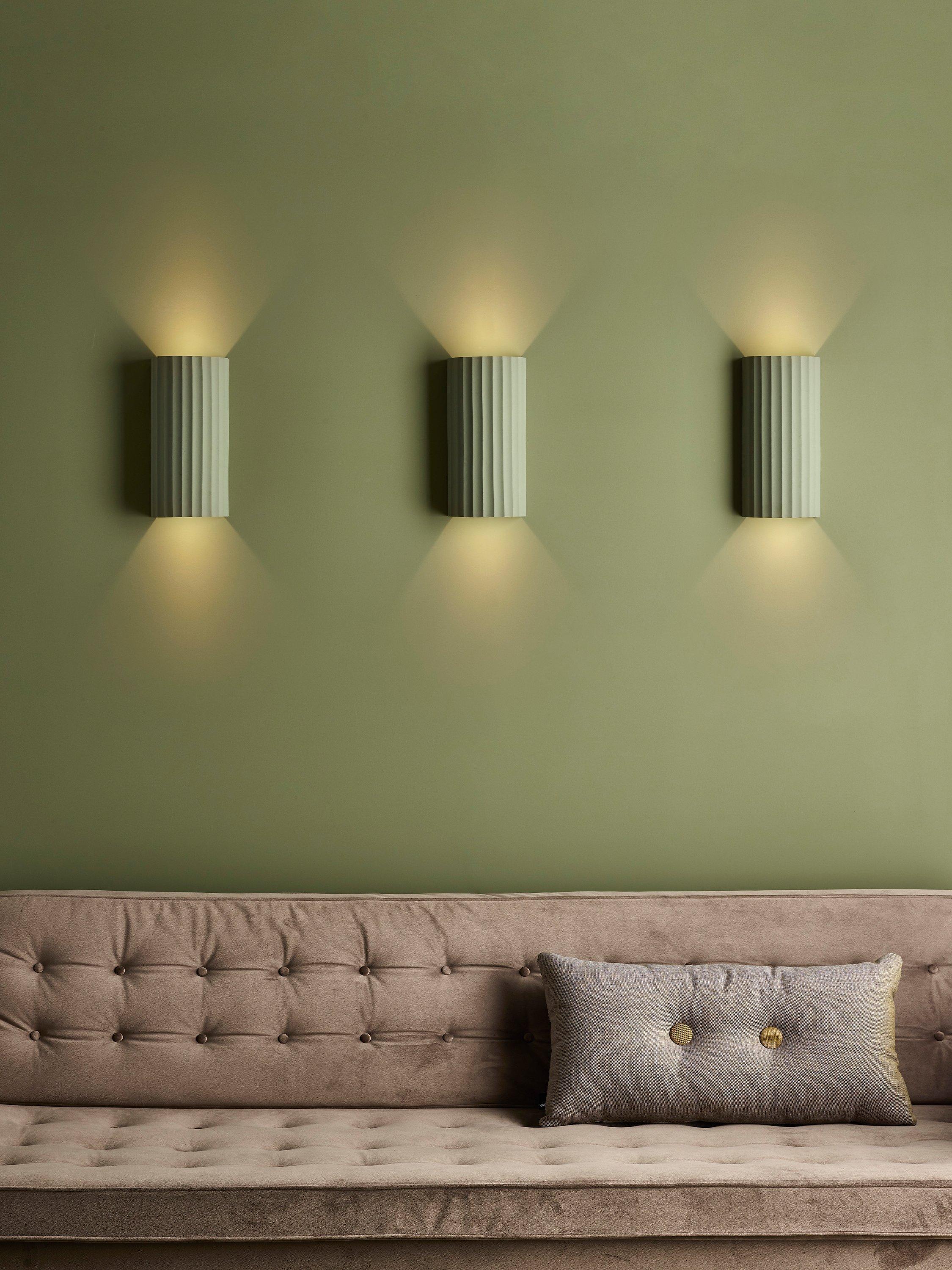 Astro Kymi wall light white plaster, imported from the UK