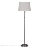 John Lewis large floor lamp with oval linen shade (British brand)