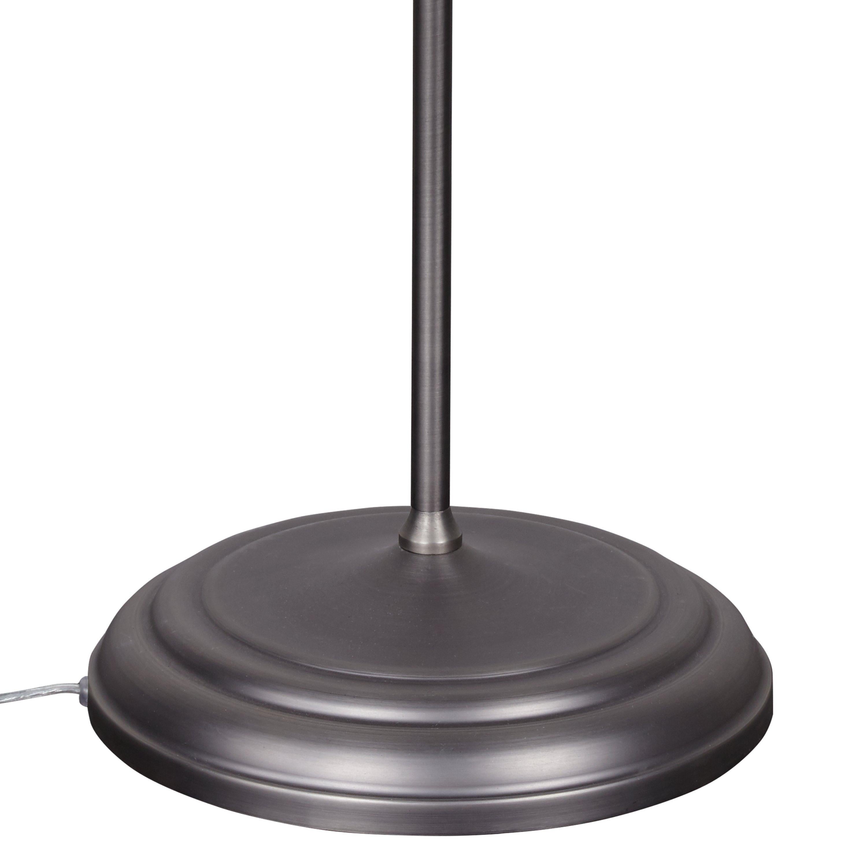 John Lewis large floor lamp with oval linen shade (British brand)