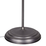 John Lewis large floor lamp with oval linen shade (British brand)