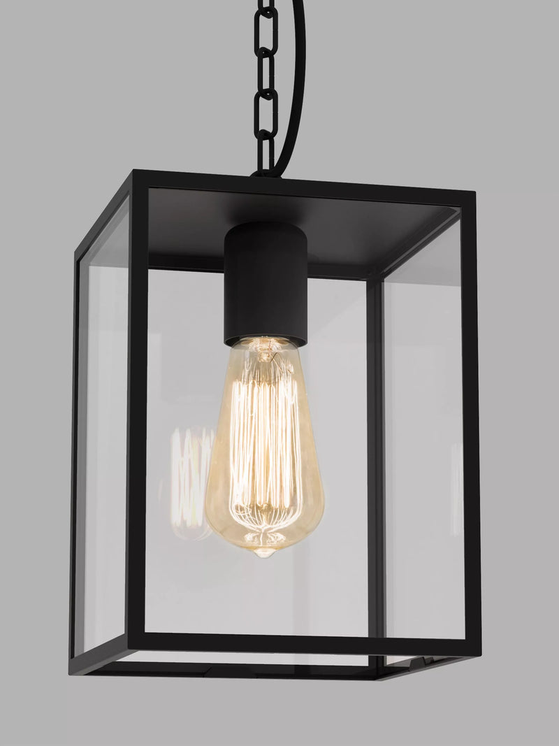 Astro Homefield outdoor pendant ceiling light black (British brand)