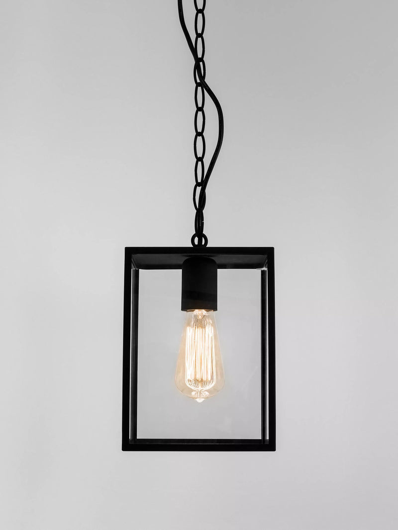 Astro Homefield outdoor pendant ceiling light black (British brand)