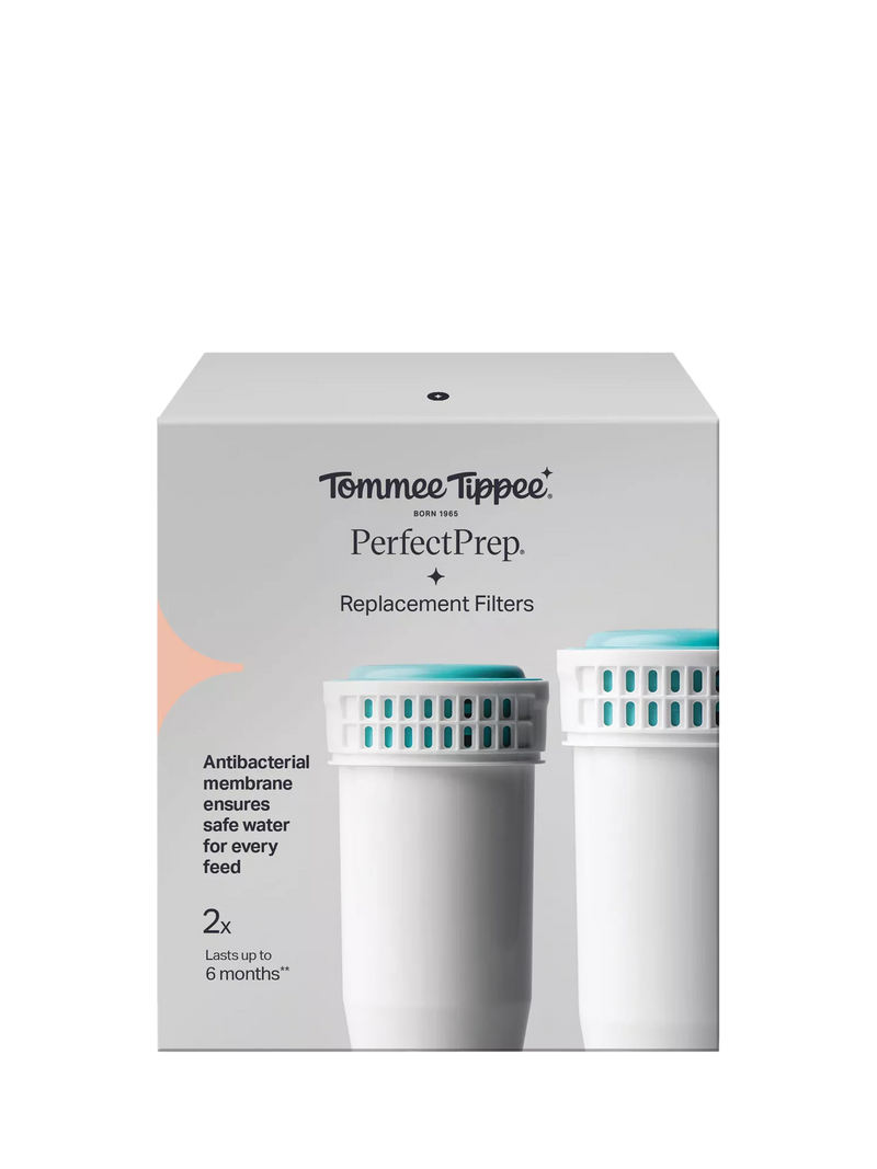 Tommee Tippee replacement water filters for baby milk machine, pack of 2 (British brand)