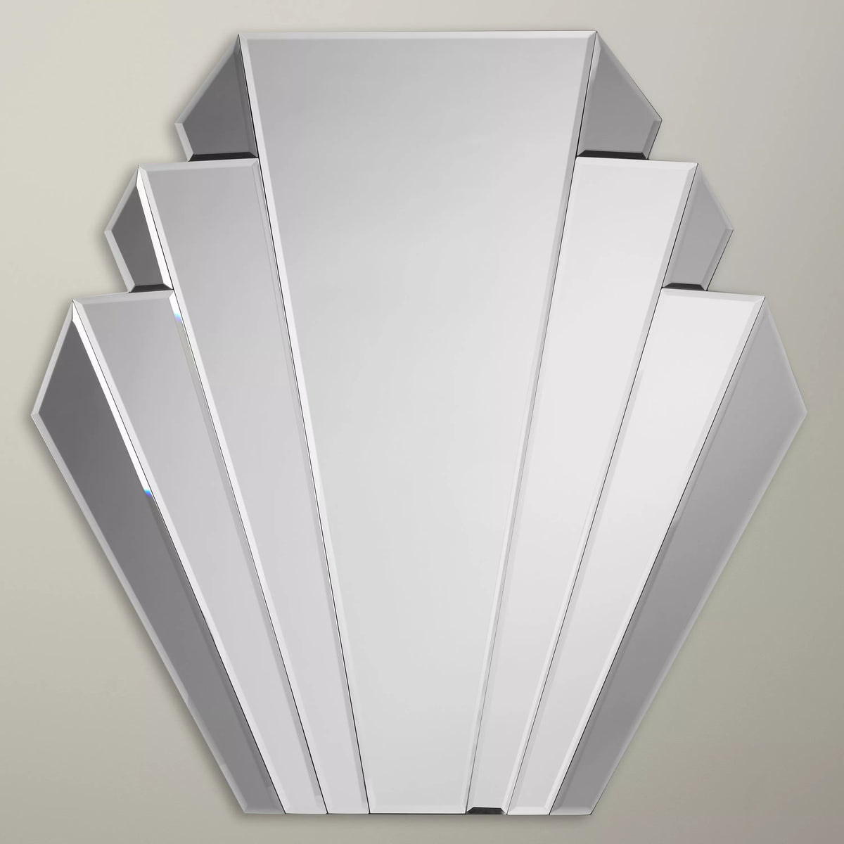 Deco smoked glass clear mirror 76 x 76cm - British product