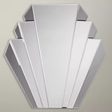 Deco smoked glass clear mirror 76 x 76cm - British product
