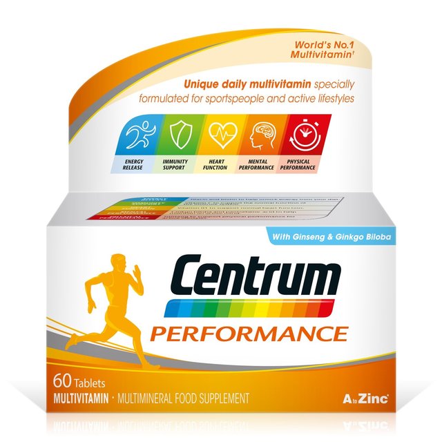 Centrum Performance Multivitamins with Vitamins D & C Tablets   60 per pack GOODS M&S   